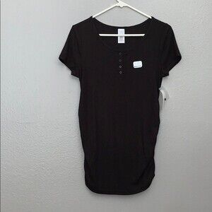 Maternity Short Sleeve Henley